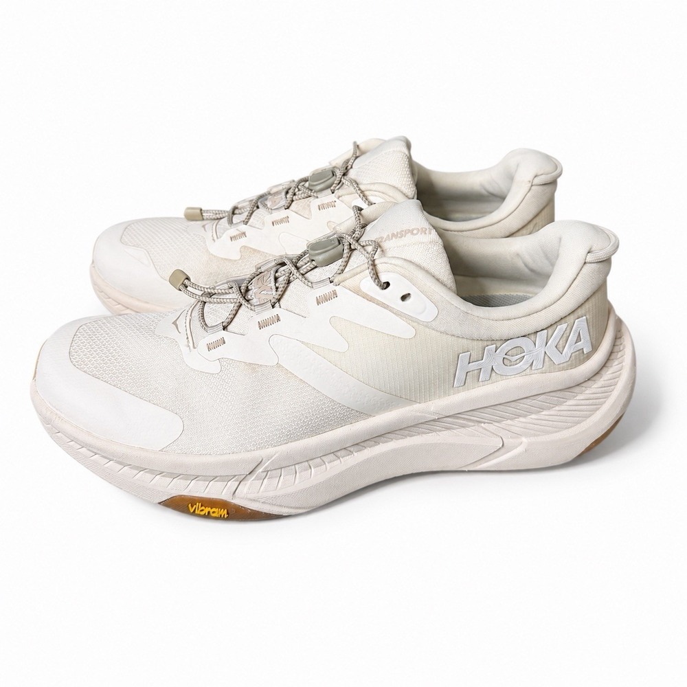 Hoka One One Women's Transport size Eggnog Gum 1123154 EFGG Women's Size 10.5 B